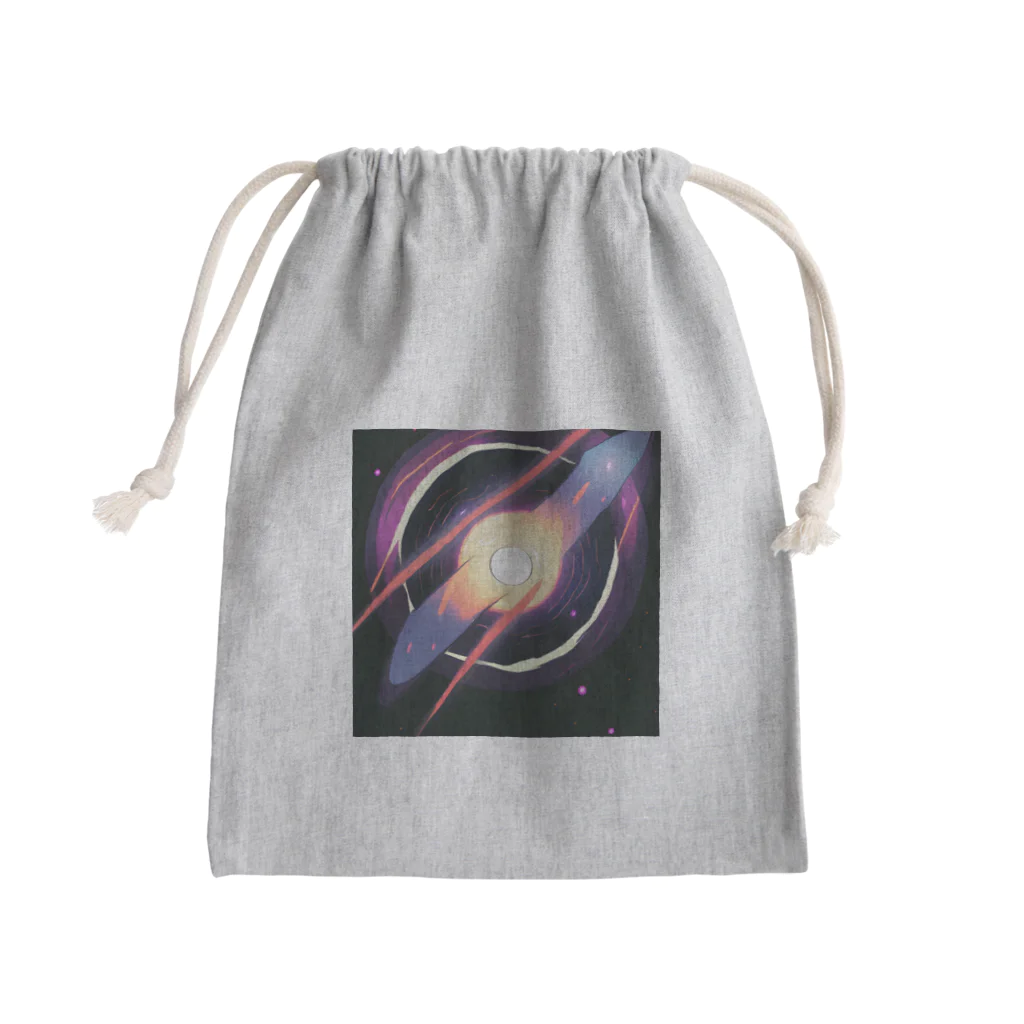 Town_ShipのCosmic Darkness Mini Drawstring Bag