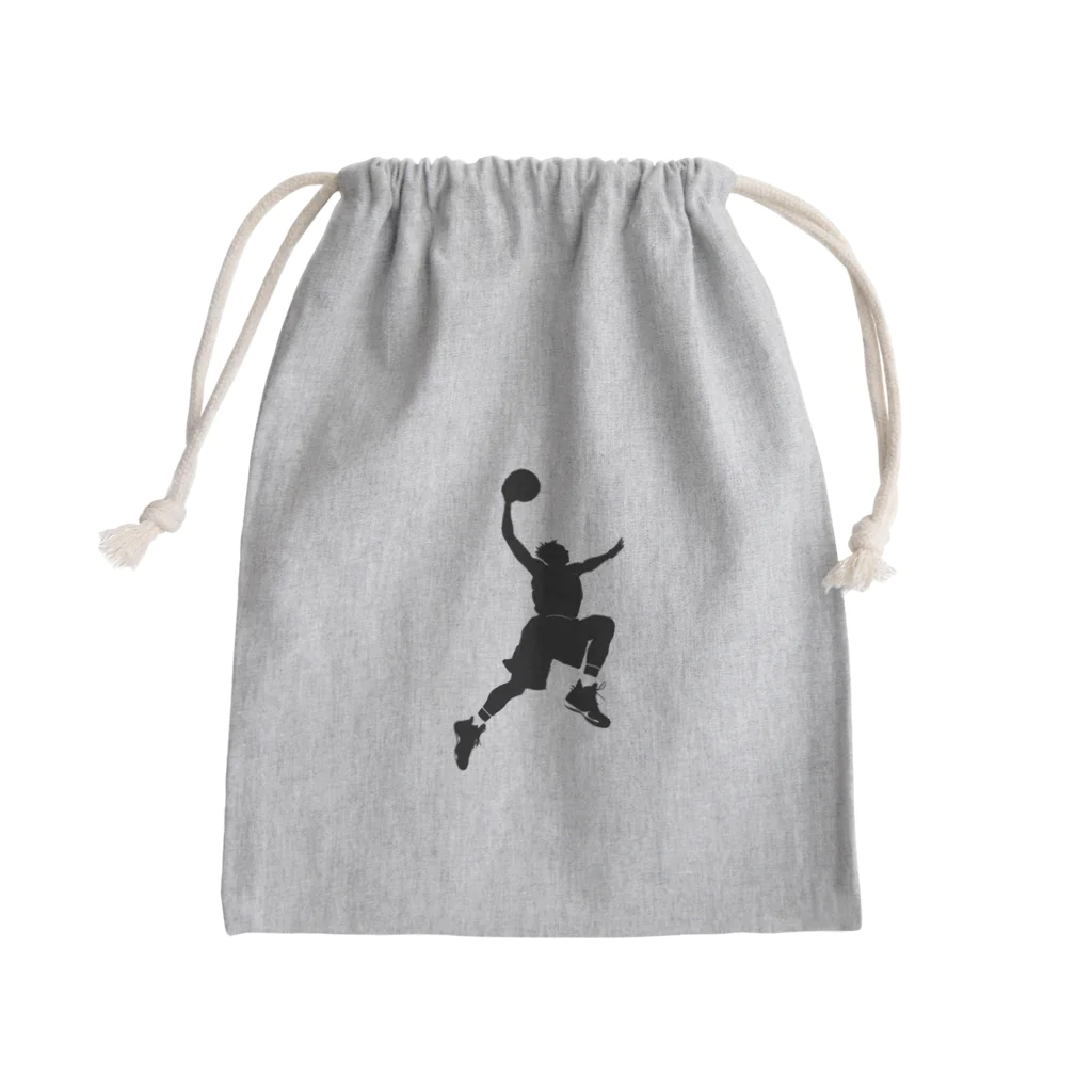 aokitaのバスケットプレイヤーシルエット2 Mini Drawstring Bag