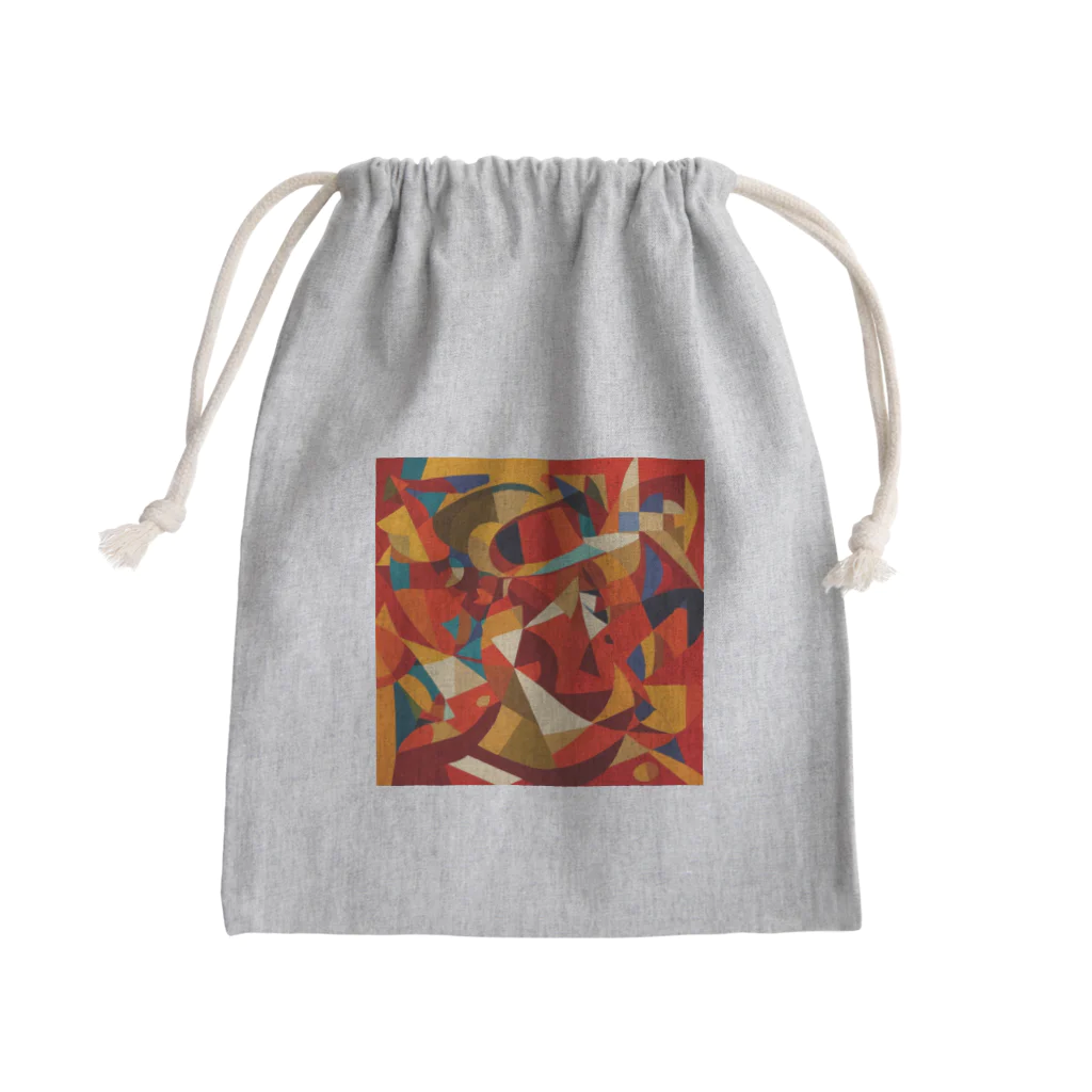 sagimoriの唐辛子アート Mini Drawstring Bag