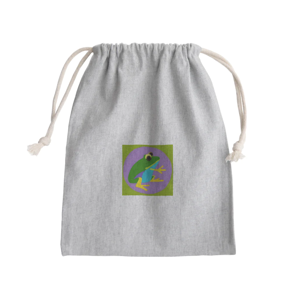 FUNIFUNIのかわいいカエルちゃん Mini Drawstring Bag