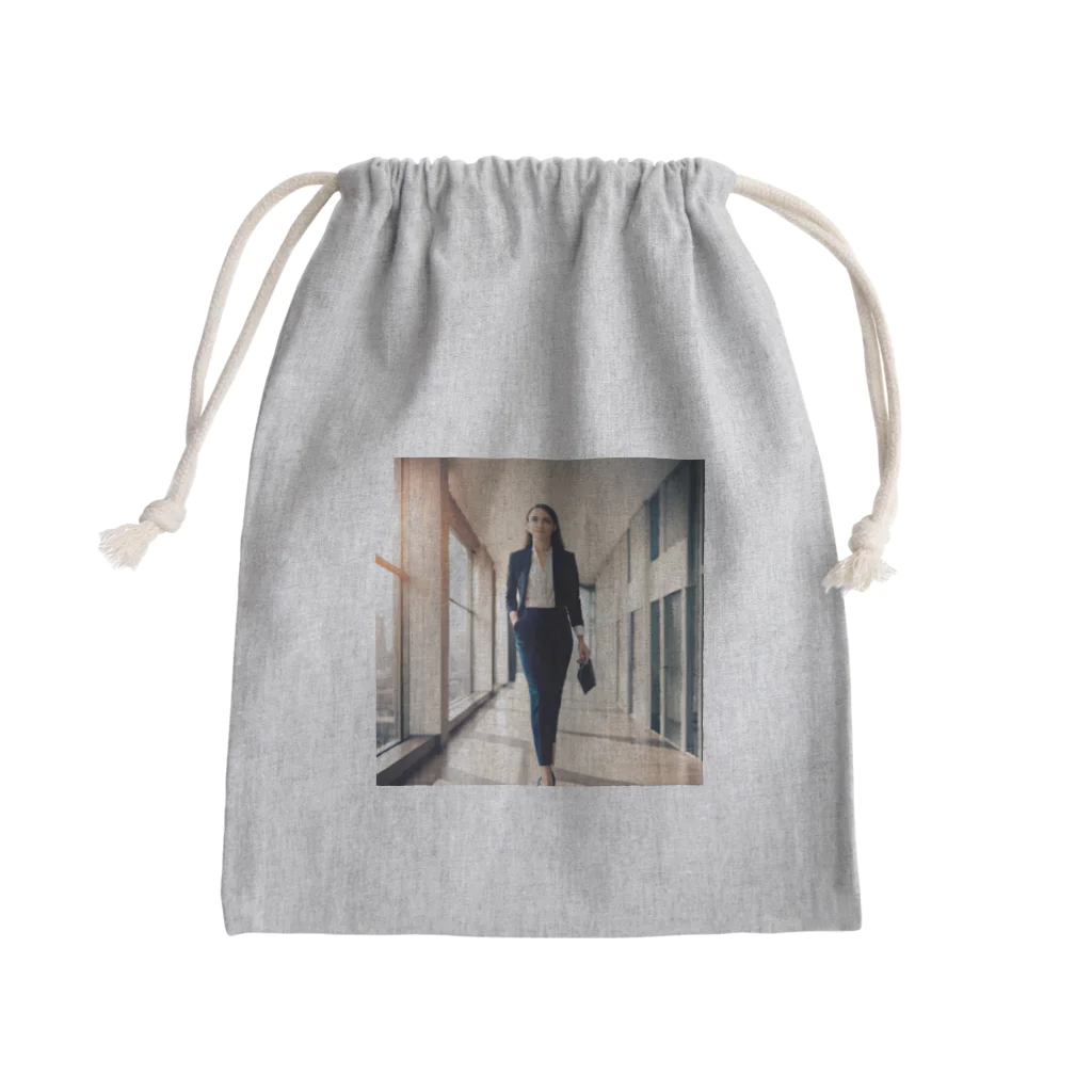 Stylishのアクティブウーマン Mini Drawstring Bag