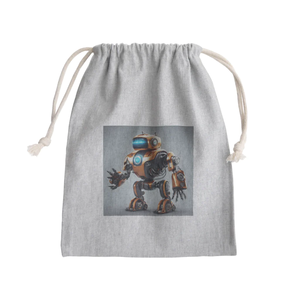 summerのショップのかっこいいロボットのイラストグッズ Mini Drawstring Bag