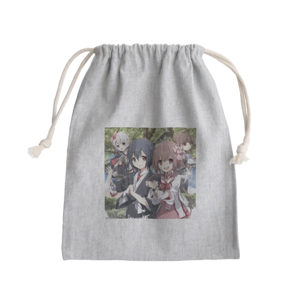 wonderのハイスクール萌え女子 Mini Drawstring Bag