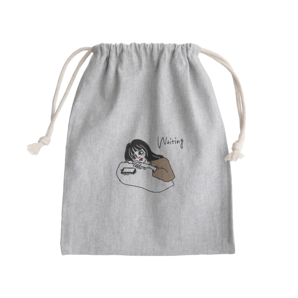 chenのWating… Mini Drawstring Bag