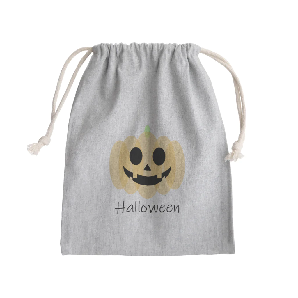 やし油のハロウィンかぼちゃ Mini Drawstring Bag