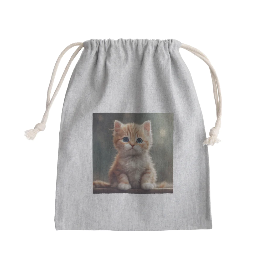 tetuharuのキュートな子猫 Mini Drawstring Bag