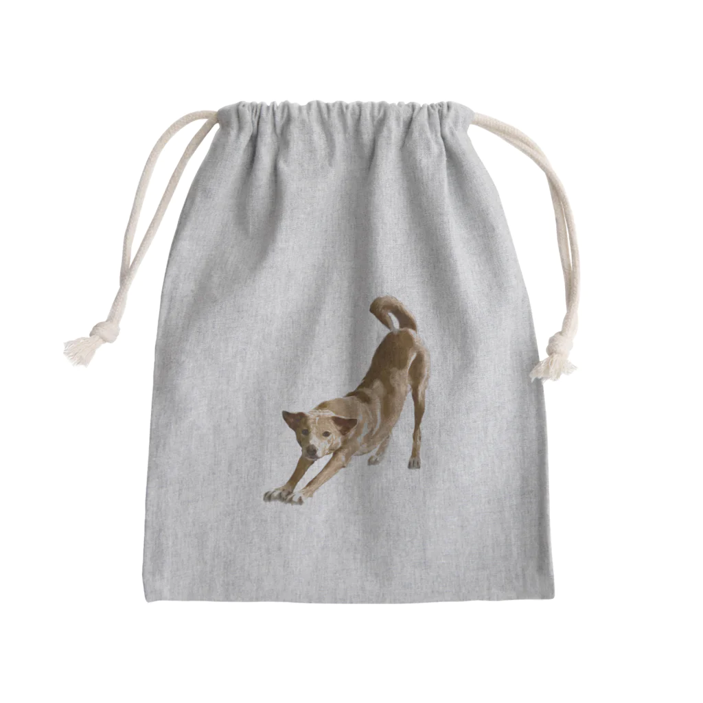 PENPENGUSAののびするなずな Mini Drawstring Bag