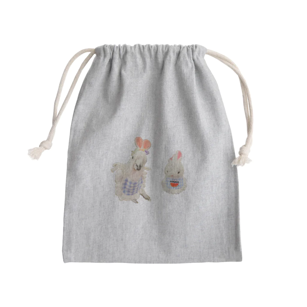 トコトコわた子のわたうさちゃん Mini Drawstring Bag