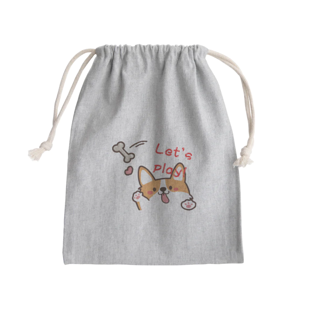 Xmasaの🐾 ふわふわワンダーランド：ゆるかわ犬グッズショップ 🐾  🌟 商品概要 🌟 Mini Drawstring Bag