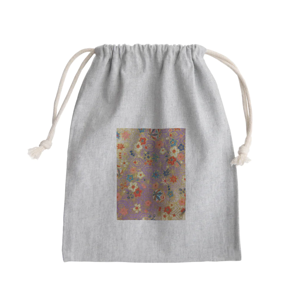 yurisacinの和（紫） Mini Drawstring Bag