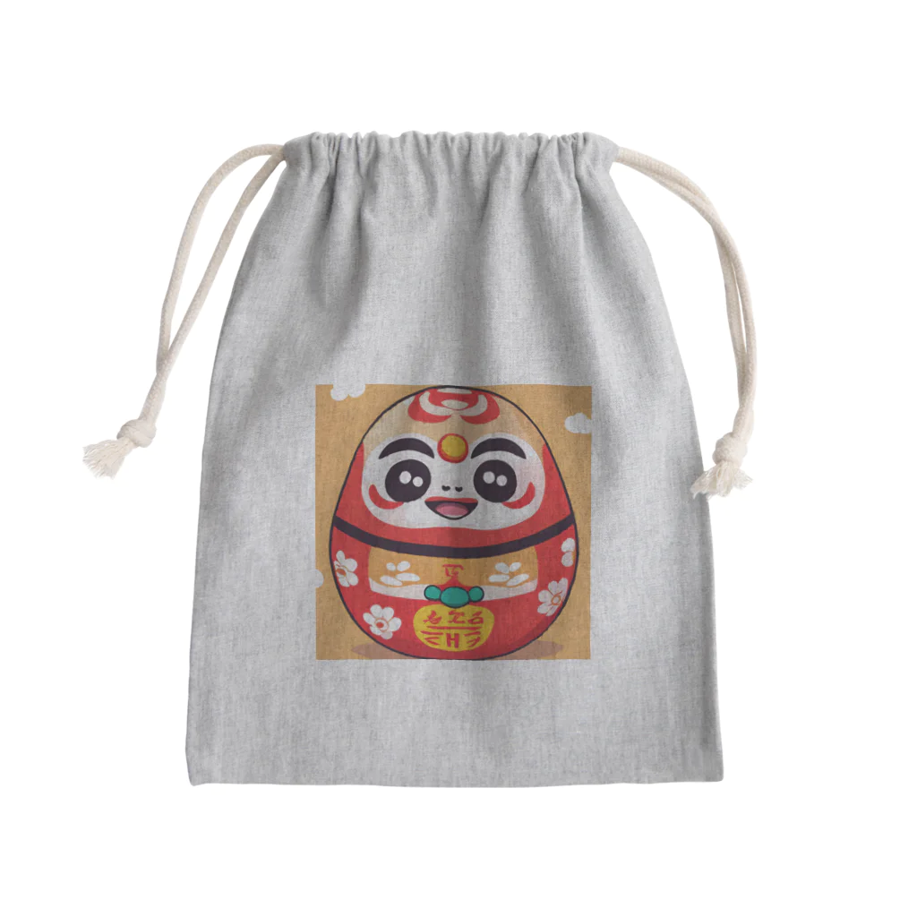 ラクダの店のだるま Mini Drawstring Bag