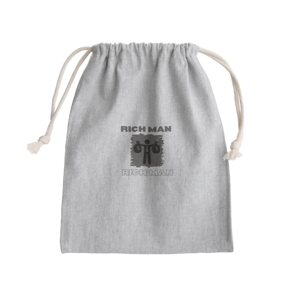 Sky00のリッチマン1 Mini Drawstring Bag