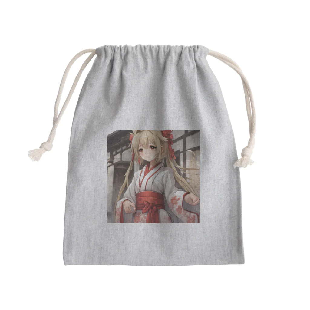 K-springの巫女様 Mini Drawstring Bag