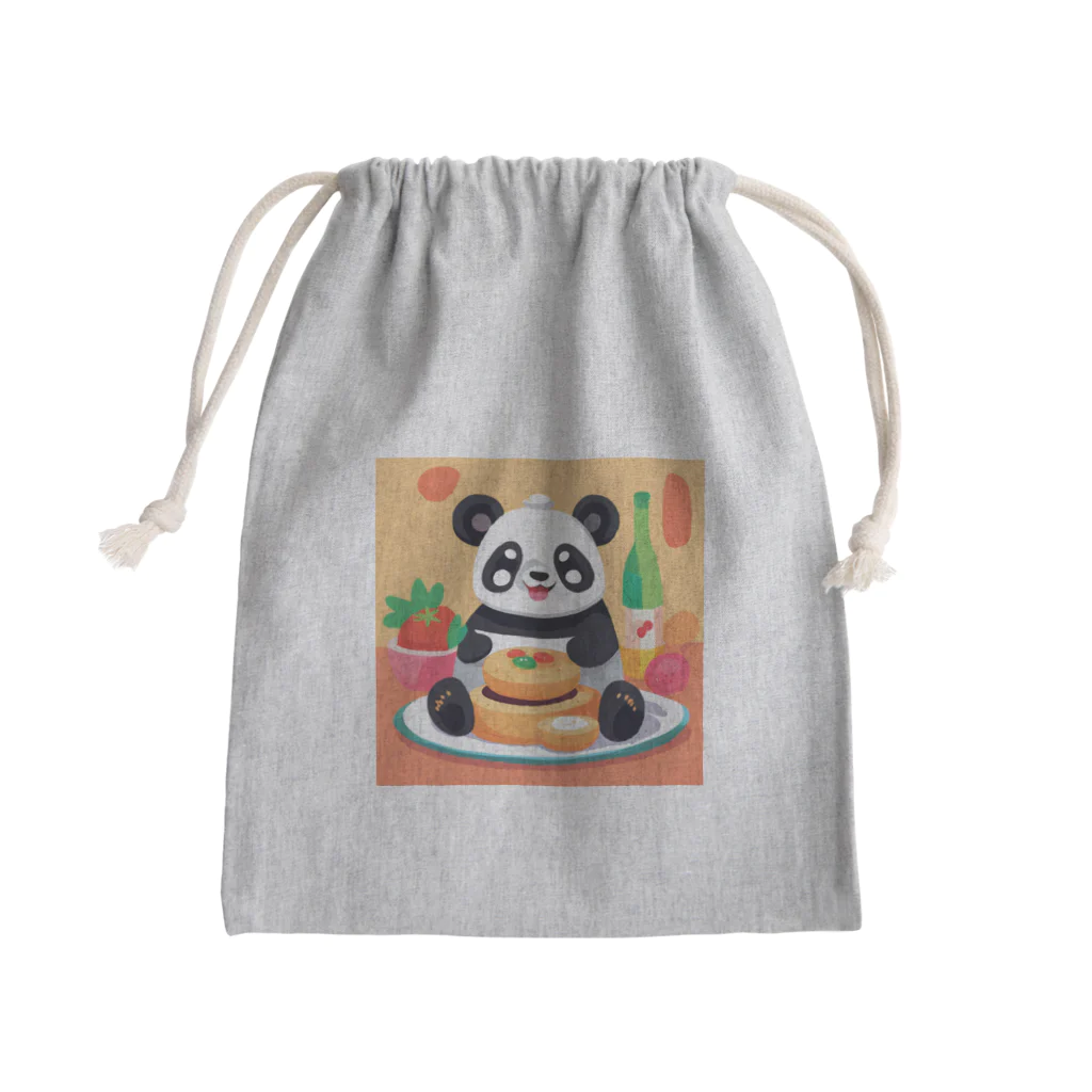 KSK_2の食いしん坊パンダ Mini Drawstring Bag