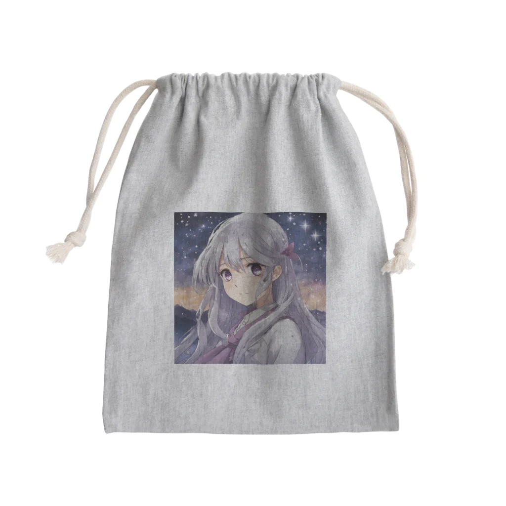 the blue seasonの谷田 美絵（たにだ みえ） Mini Drawstring Bag