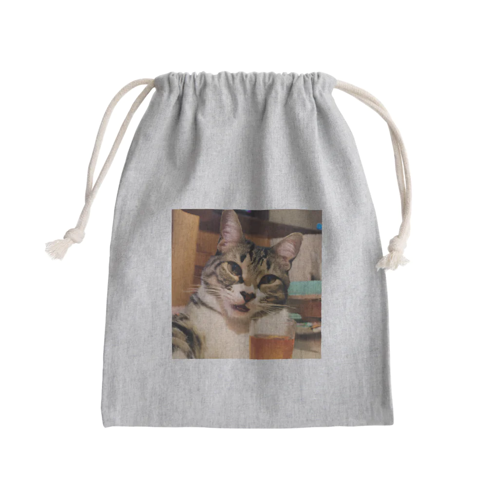 ことこと♂@トレーダーの猫猫　泥酔 Mini Drawstring Bag