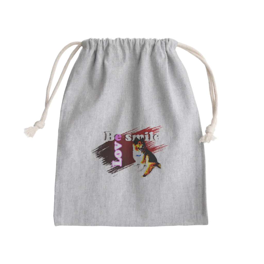 もふもふ犬ソア君SHOPのBe smile♡ Mini Drawstring Bag