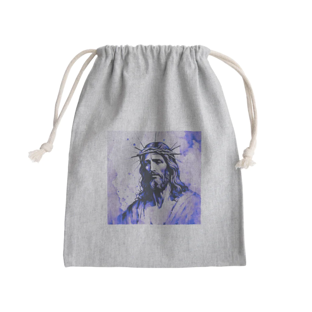 0024aquaのキリスト@2 Mini Drawstring Bag