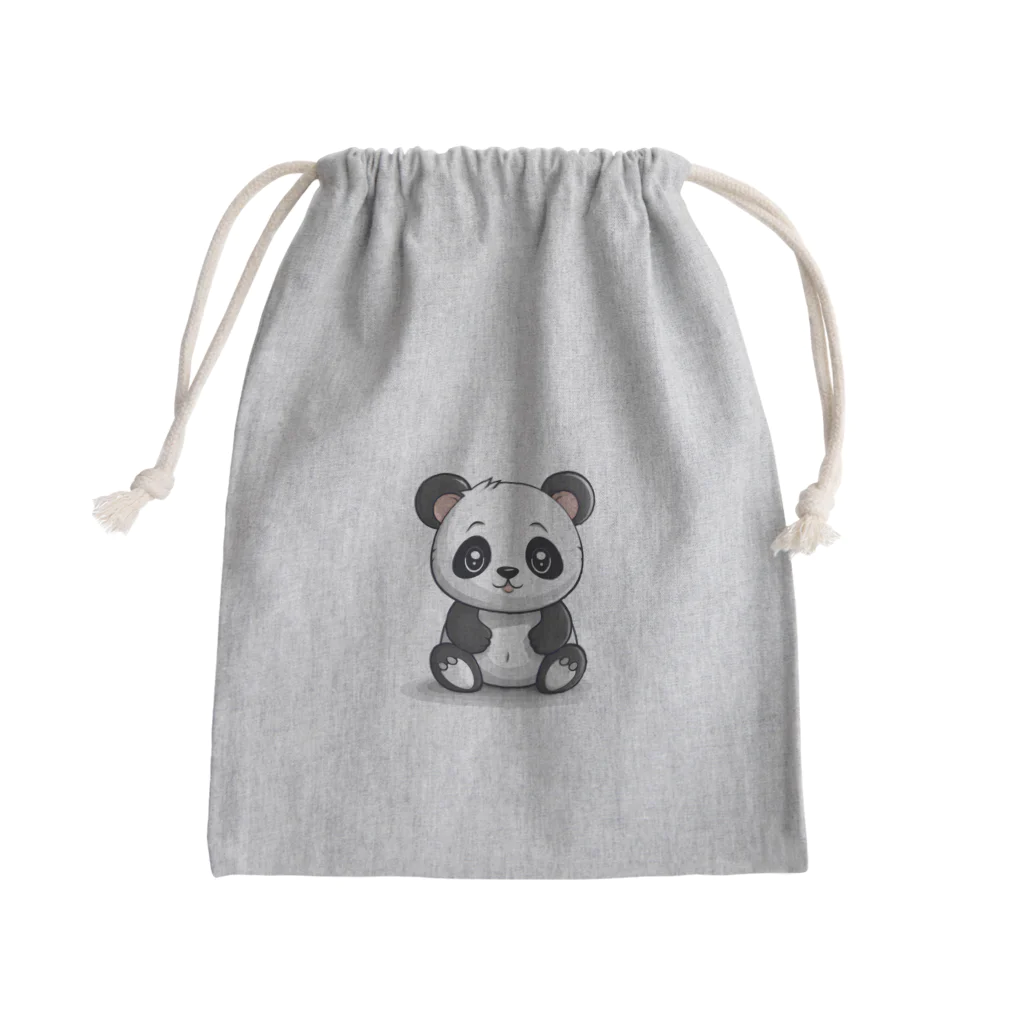 sh8のキュートパンダ Mini Drawstring Bag