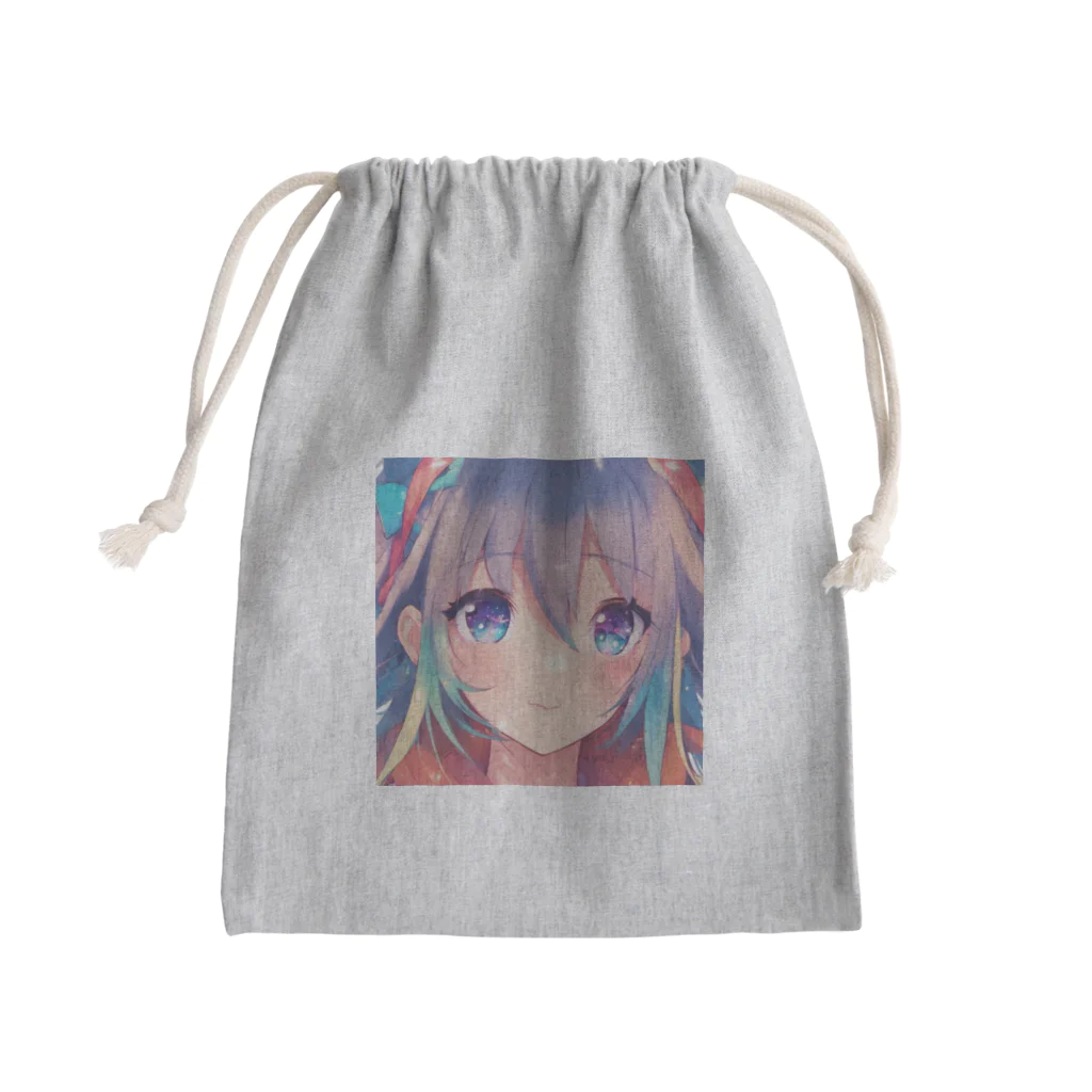 samefudeのAI美少女コレクション Mini Drawstring Bag