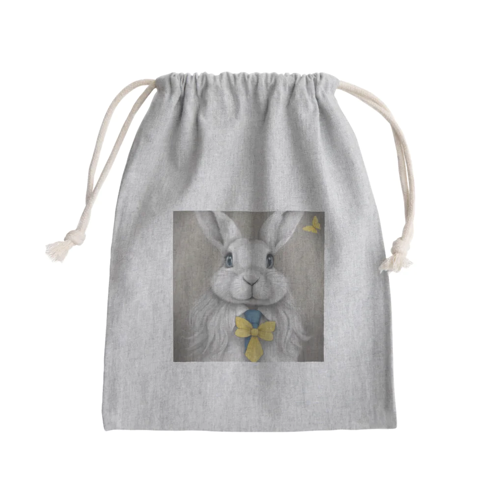 kawachi-sanのラビちゃん Mini Drawstring Bag