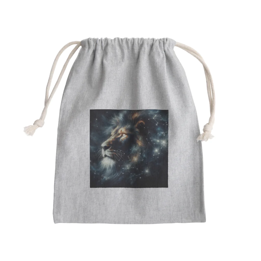 shop_cosmoの星屑のライオン Mini Drawstring Bag