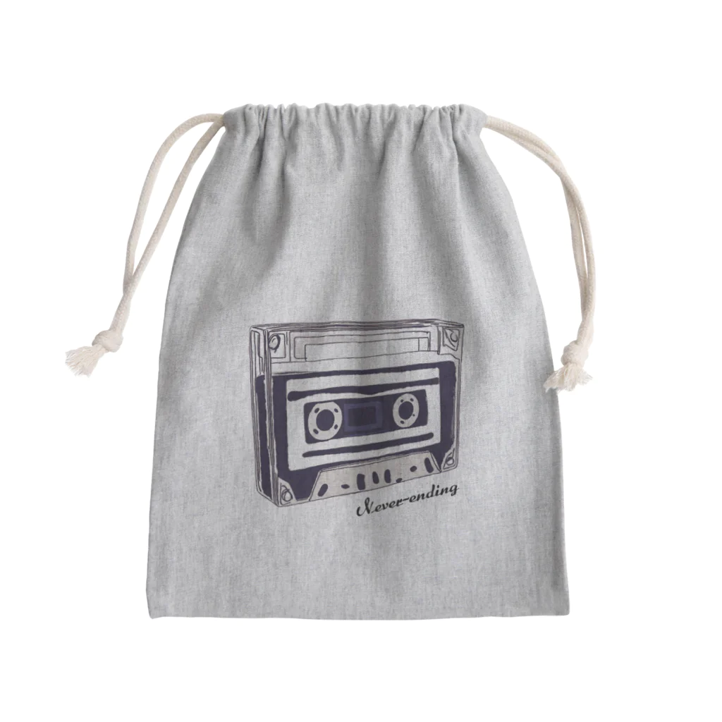 Never-Ending MUSICのインディーズディストロ「Never-Ending MUSIC」グッズ Mini Drawstring Bag