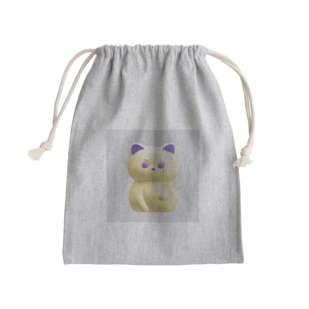 Aurinko.のもっちりねこぱんだ Mini Drawstring Bag