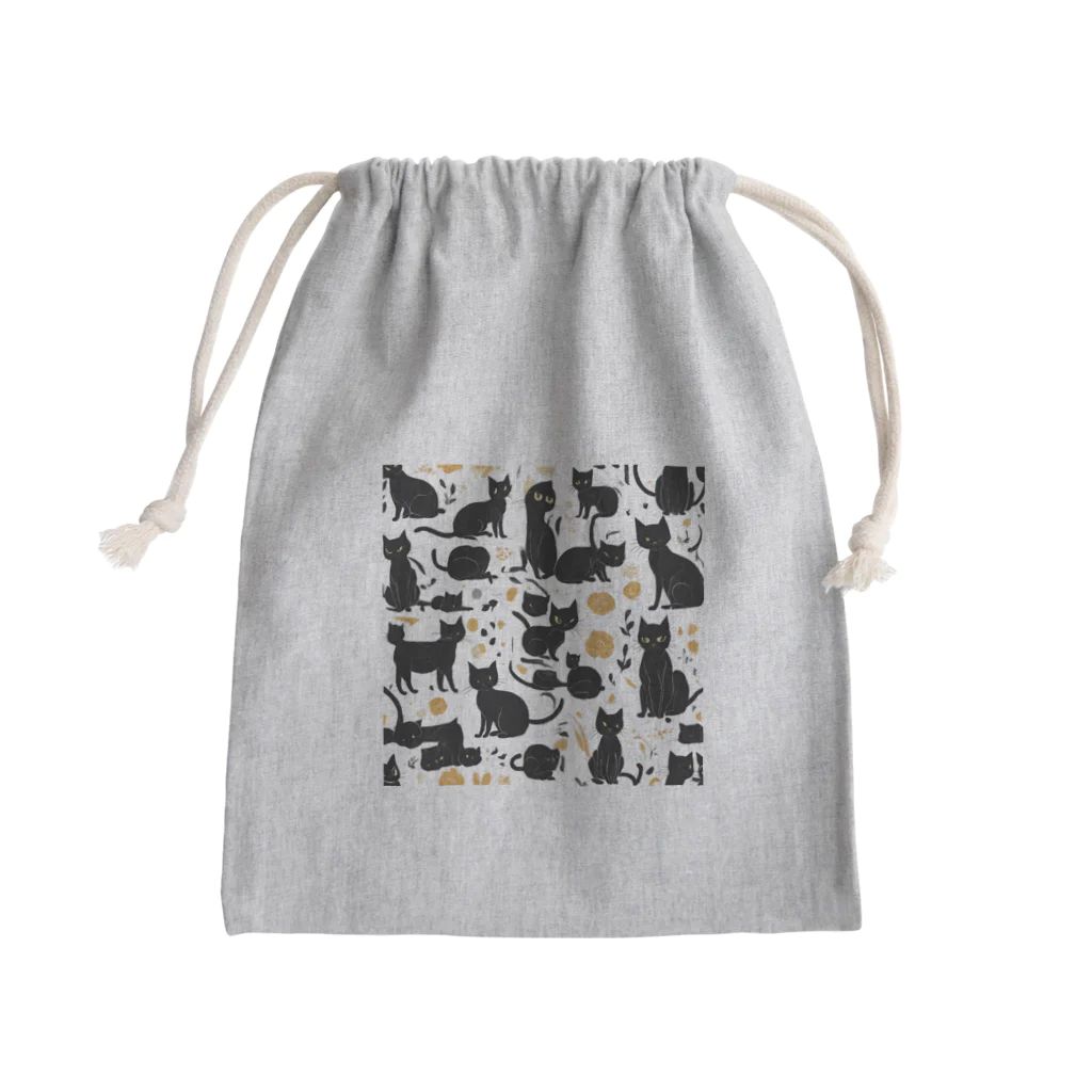 ラム猫ちゃんのラム猫ちゃんイラストシリーズ Mini Drawstring Bag