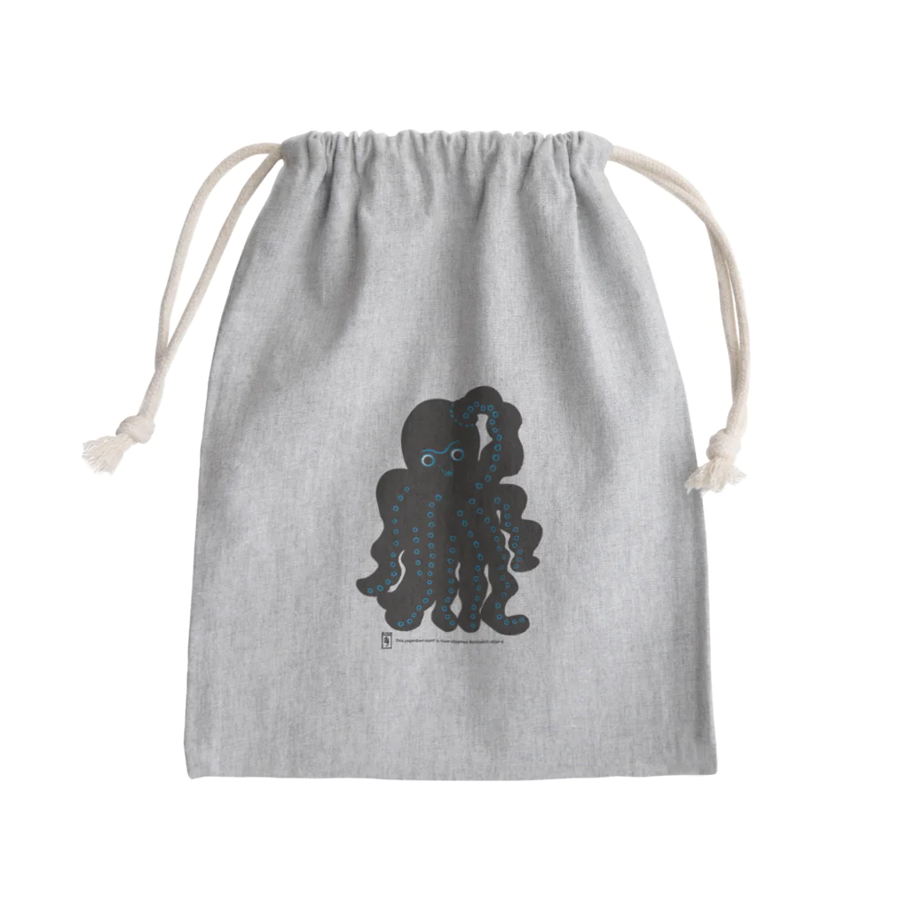 浮世の浮世絵の国貞「薬げんぼり」のたこモチーフ／布小物_03 Mini Drawstring Bag