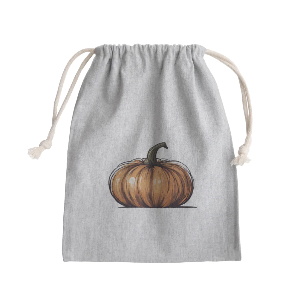 chikopapa1129の南京　カボチャ Mini Drawstring Bag