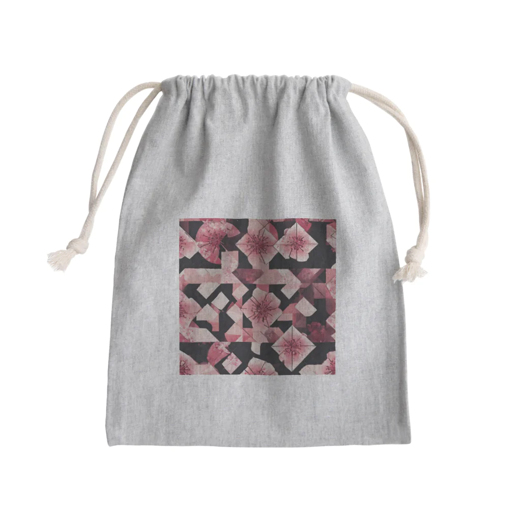 samurai-isの桜モダン Mini Drawstring Bag