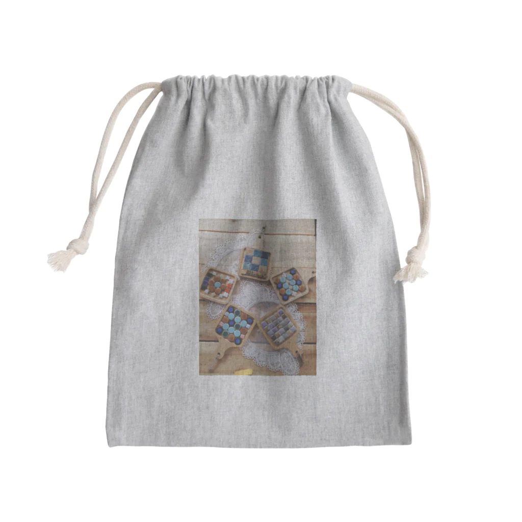 onegoodsのタイルのコースター Mini Drawstring Bag