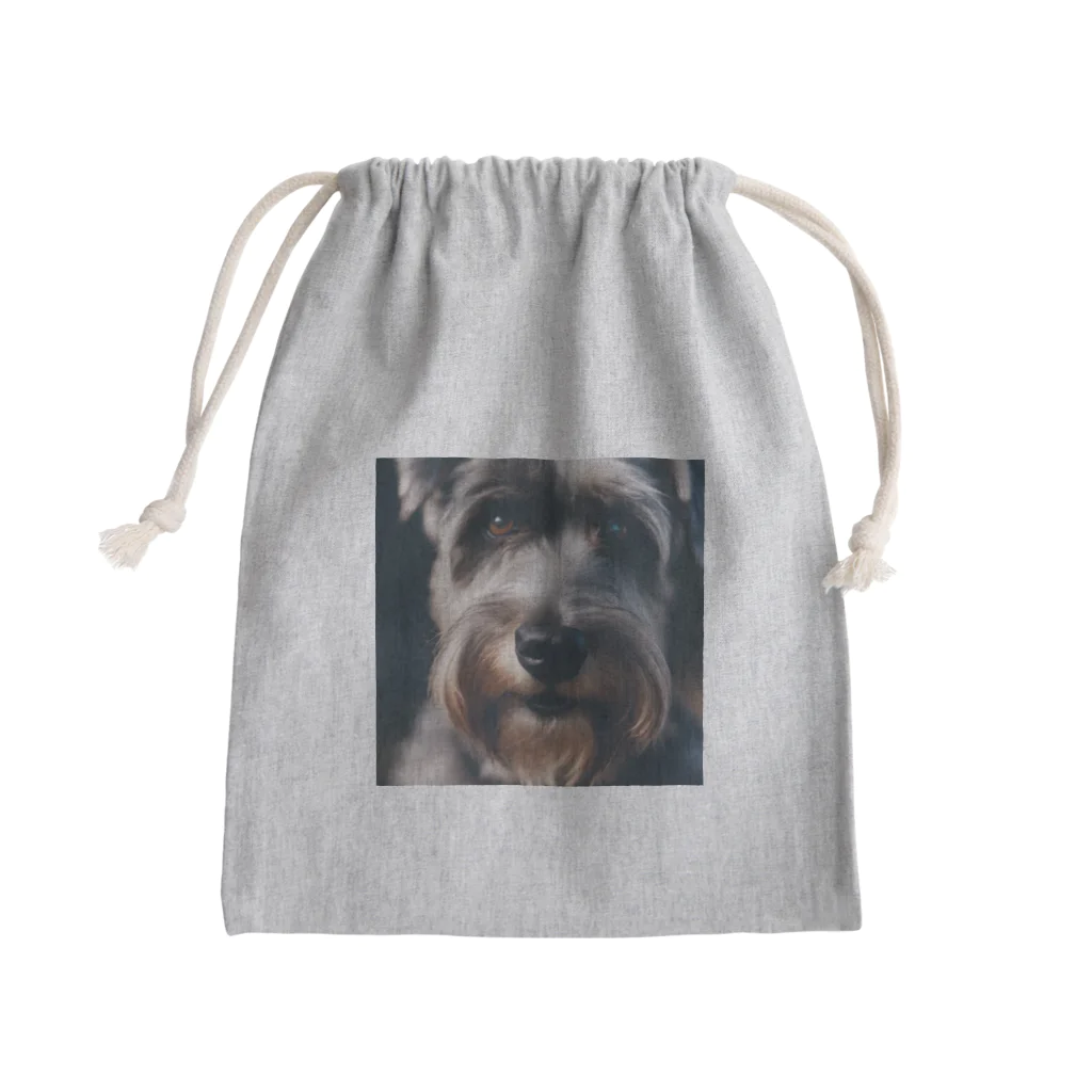 猫と犬どっちも好き！の犬 Mini Drawstring Bag