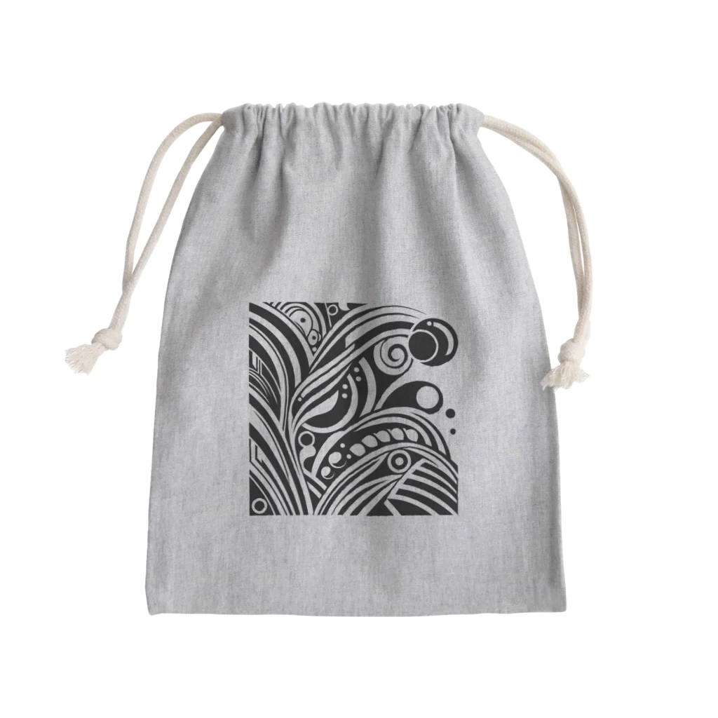 梵天の顔っぽい何か Mini Drawstring Bag