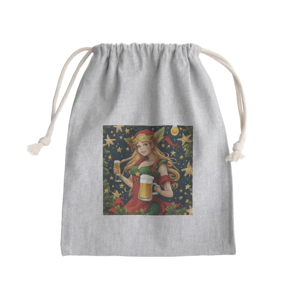oimonの妖精さんと乾杯 Mini Drawstring Bag