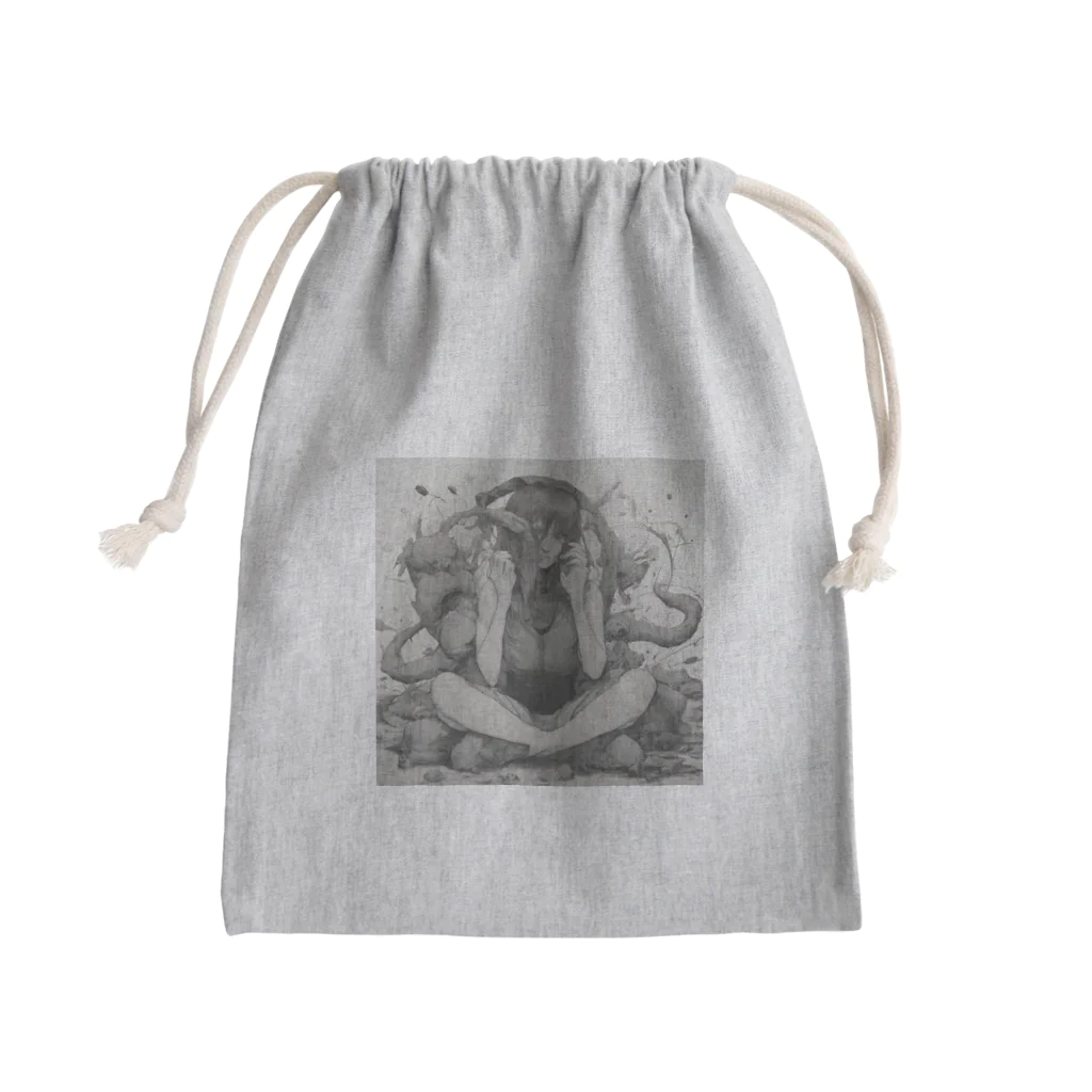 acnechickenショップの無能、無気力、敗北 Mini Drawstring Bag