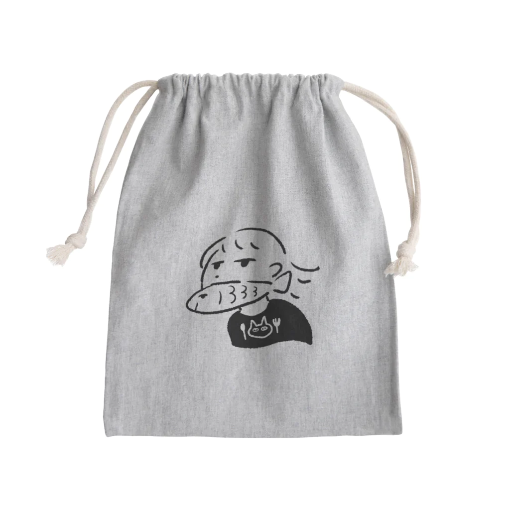 saihishitaのねこよりもねこ Mini Drawstring Bag