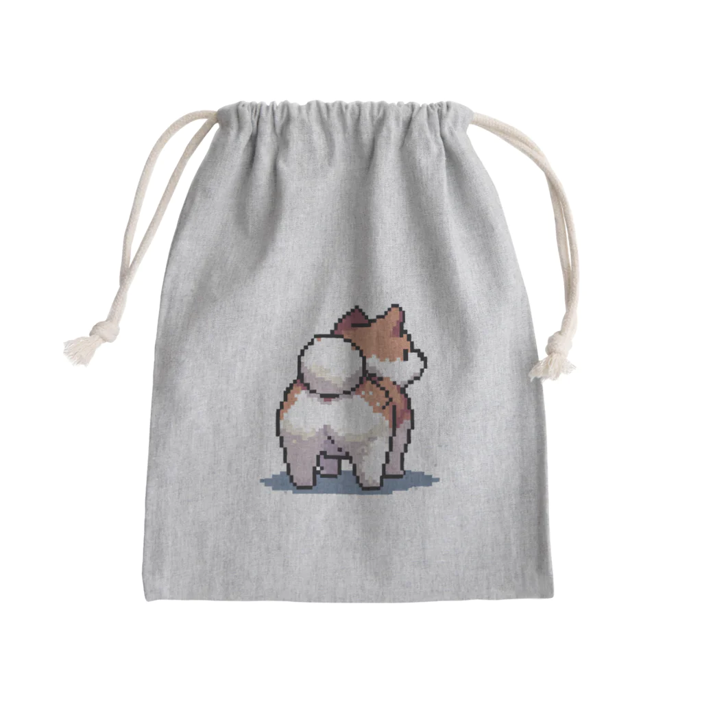 まるきゅー＠ショップのピクセルアート風 Mini Drawstring Bag