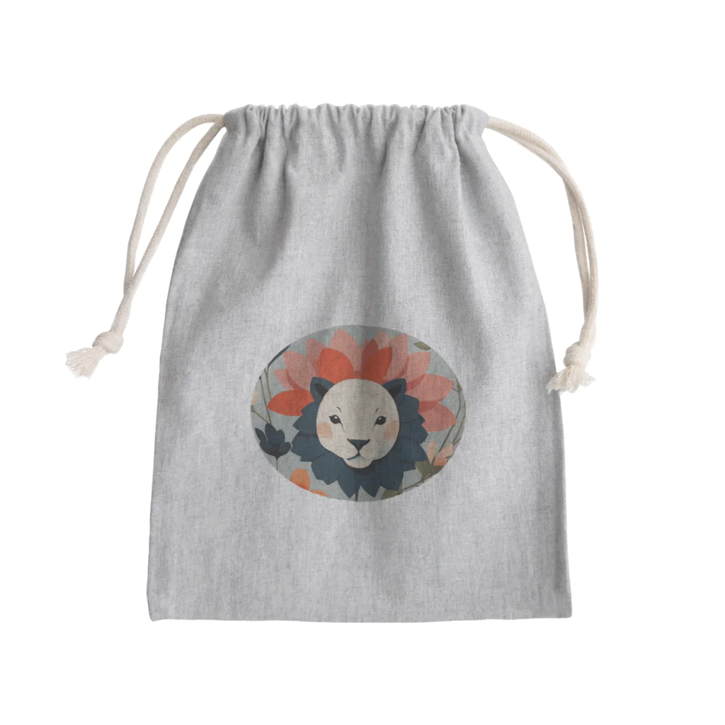 花顔の【花顔】White Bear Mini Drawstring Bag