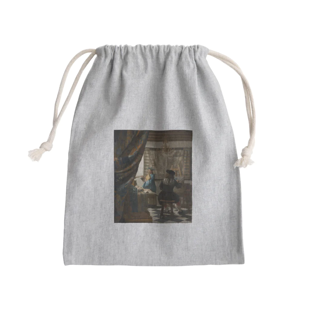 世界美術商店の絵画芸術 / The Art of Painting Mini Drawstring Bag