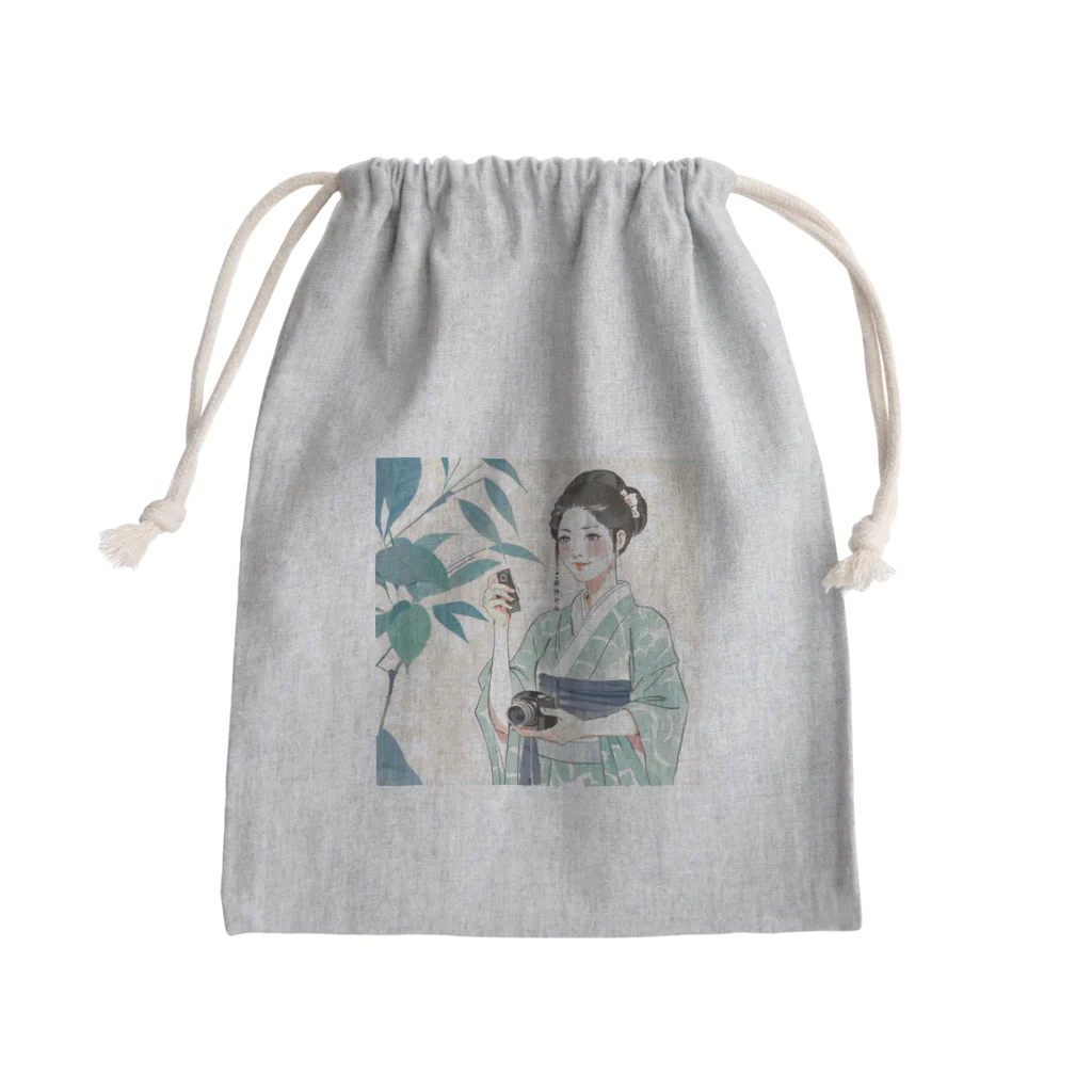 etwoshopの推し活の美春 Mini Drawstring Bag