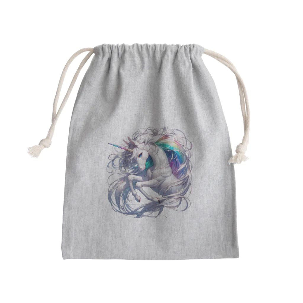 Firelyの七色のユニコーン_002 Mini Drawstring Bag