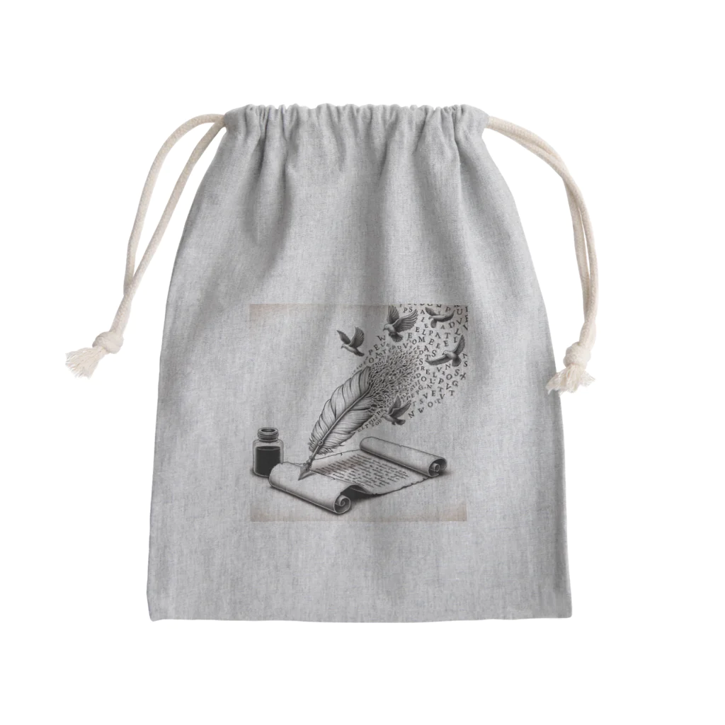 ko-horizodonのこぼれるアイデア Mini Drawstring Bag