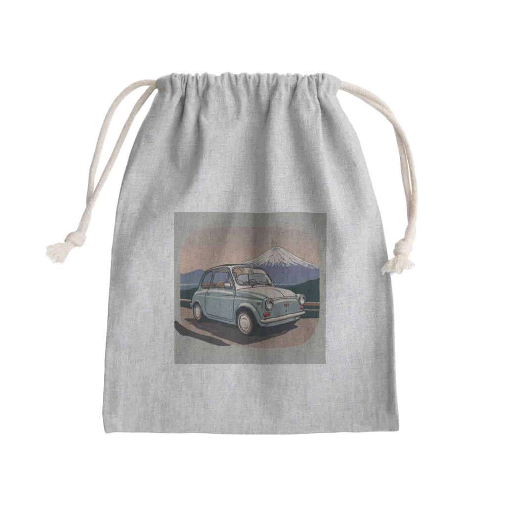 底辺の底辺好きな事を気ままに…。の富士山まできたぜ！チンクカー Mini Drawstring Bag