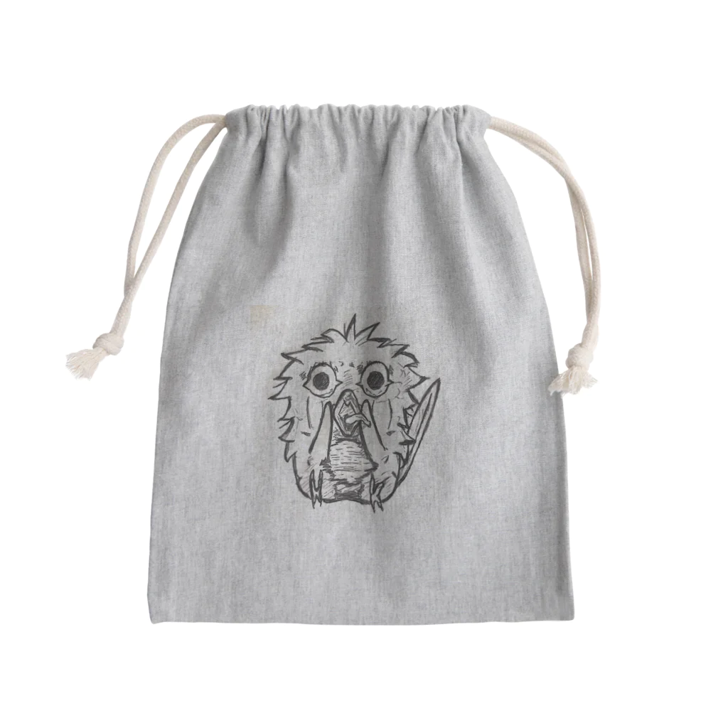 ぴたラボのお叫びインコくん(ぱくちぃ) Mini Drawstring Bag