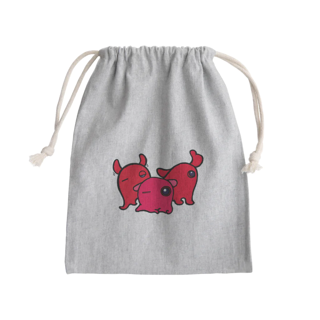 水づくし.comのメンメンメンダコ Mini Drawstring Bag