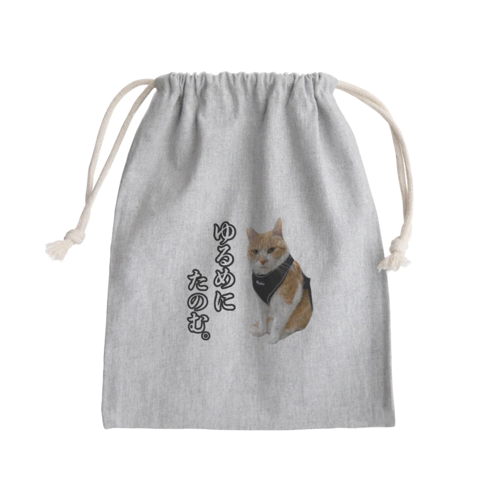 元野良猫チャチャとRmeの元野良猫チャチャ Mini Drawstring Bag