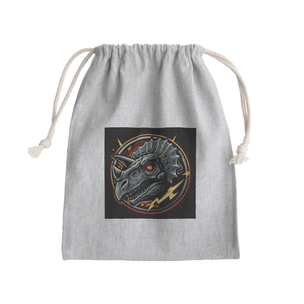 スウィッチボックスのトリケラトプス・メタルロード Mini Drawstring Bag