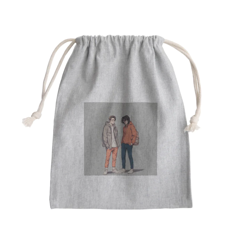 mofu mofu309の俺たち今から神社仏閣巡り Mini Drawstring Bag